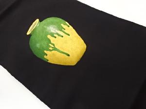 塩瀬壺模様名古屋帯